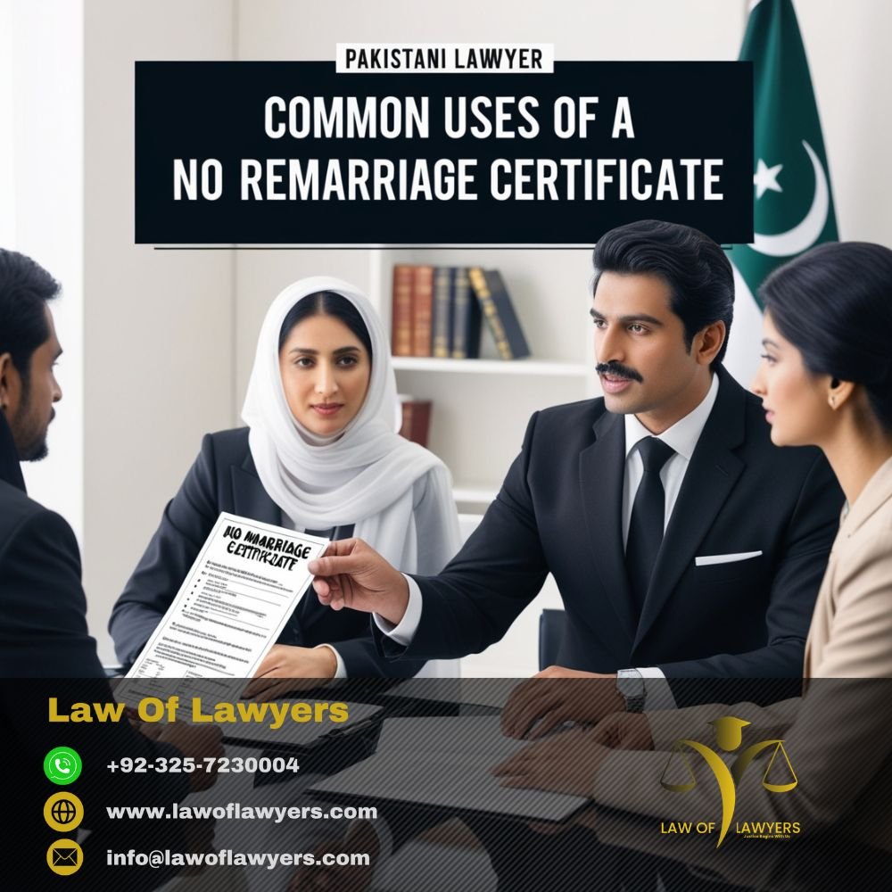 Common Uses of a No Remarriage Certificate