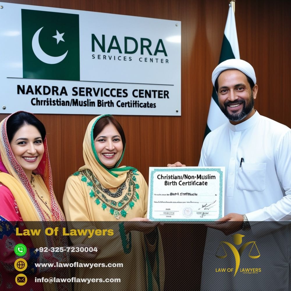 Can Christian/Non-Muslims get Birth Certificate from NADRA