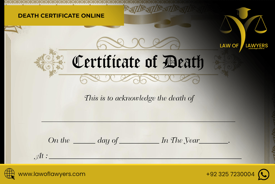 Death Certificate Online