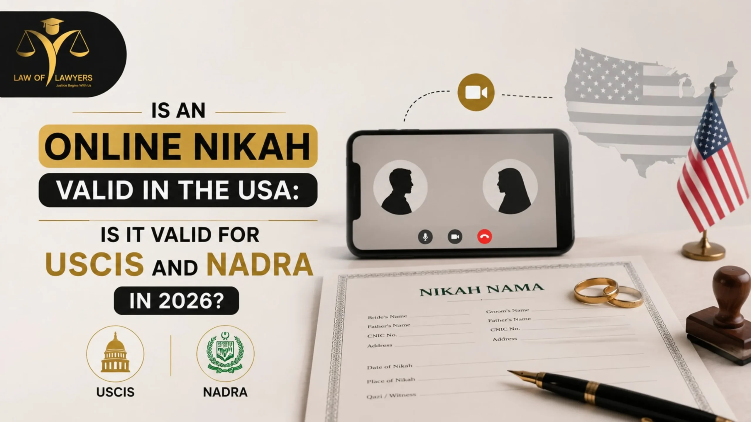 Is an Online Nikah Valid in the USA for USCIS & NADRA?