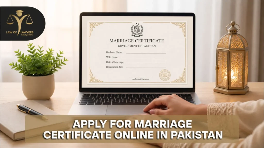 Apply for Marriage Certificate Online in Pakistan