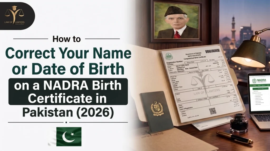 How to Correct Your Name or Date of Birth on a NADRA Birth Certificate in Pakistan (2026)
