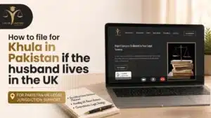How to file for Khula in Pakistan if the husband lives in the UK 