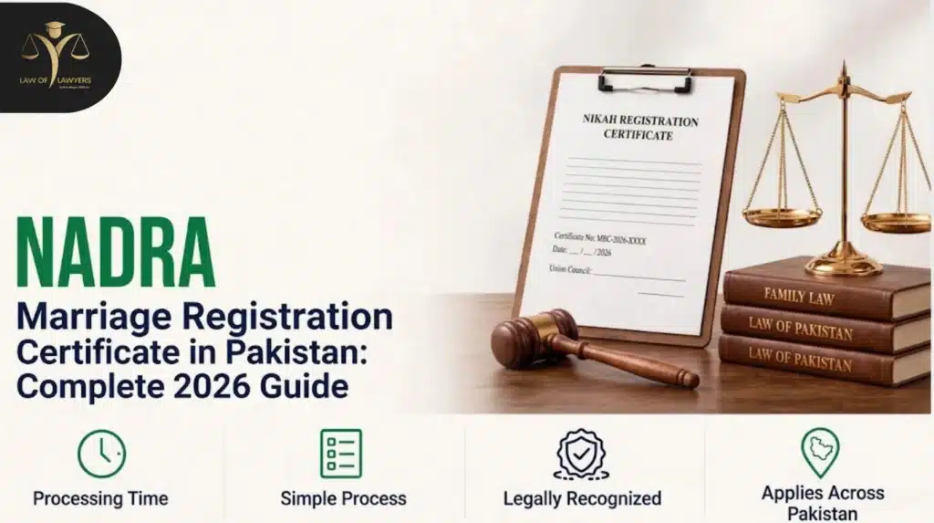 NADRA Marriage Registration Certificate in Pakistan Complete 2026 Guide