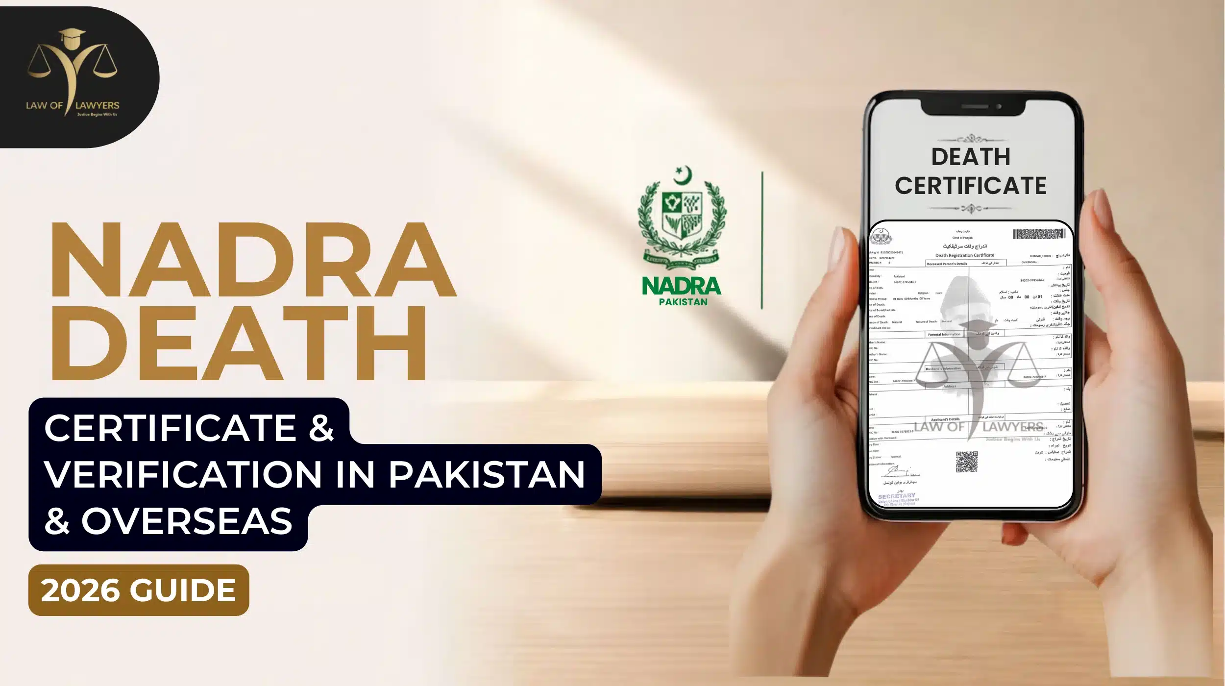 Complete Guide NADRA Death Certificate & Verification in Pakistan & Overseas