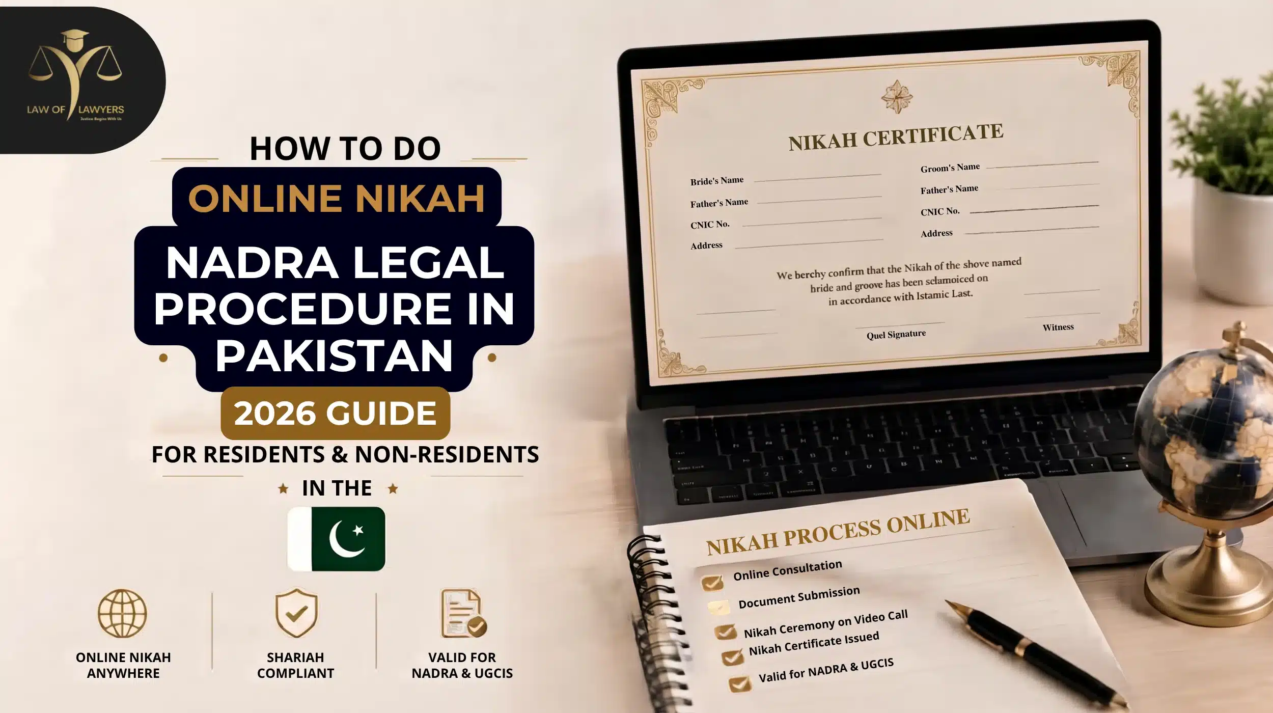 Online Nikah & NADRA Legal Process in Pakistan