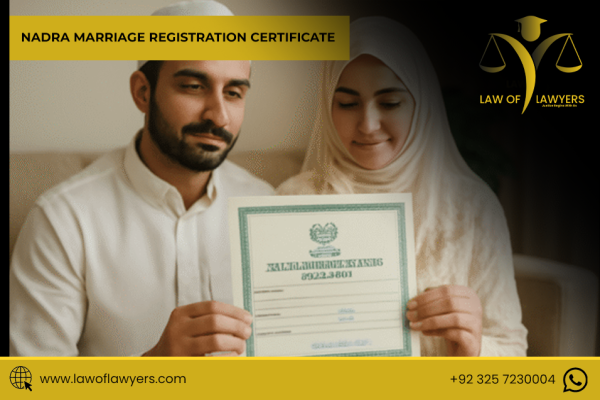 Nadra Marriage Registration Certificate